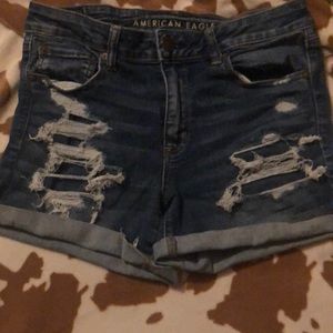 american eagle shorts, dark blue, size 12